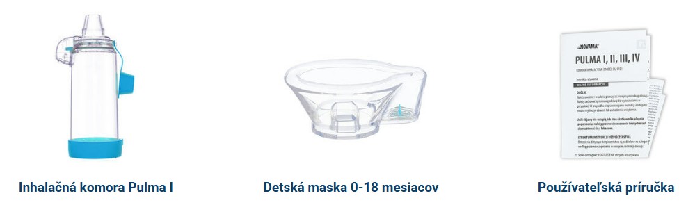 obsah balenia inhalačnej komory